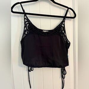 Free People Intimate Black Crop